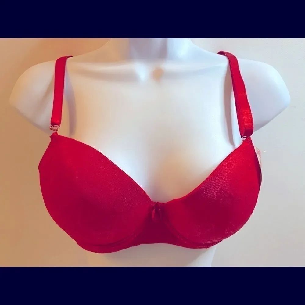 🌺Women’s Rubh Full Cup heart print Sexy Bras
